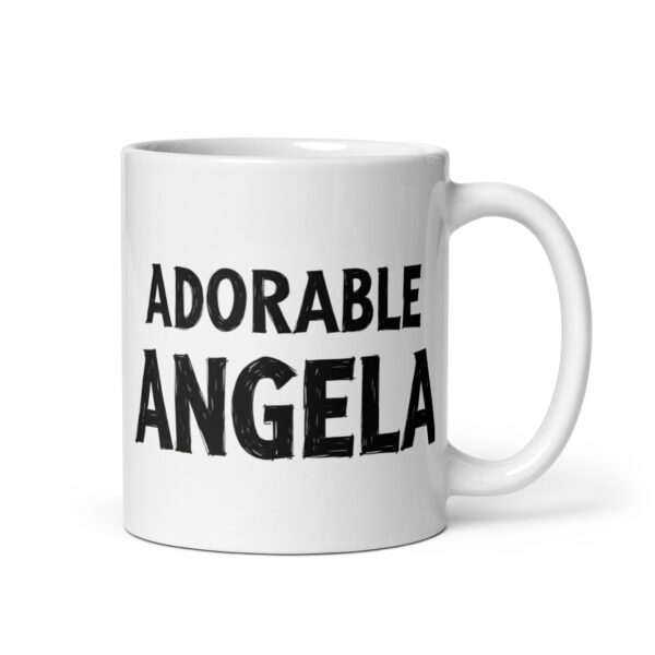 Adorable Angela – White glossy mug Adorable Angela – White glossy mug