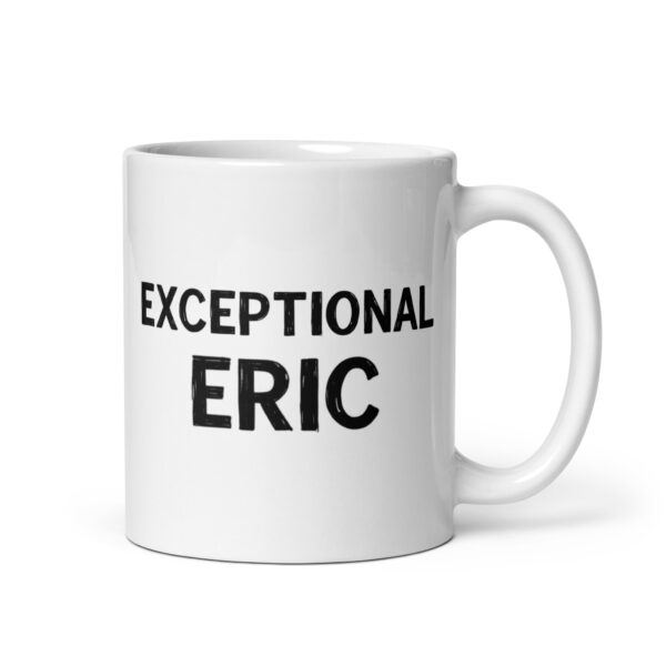 Exceptional Eric – White glossy mug Exceptional Eric – White glossy mug