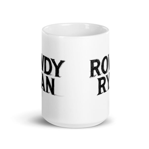 Rowdy Ryan - White glossy mug - Image 6