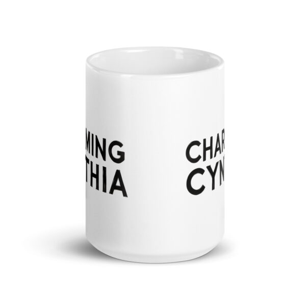 Charming Cynthia - White glossy mug - Image 6