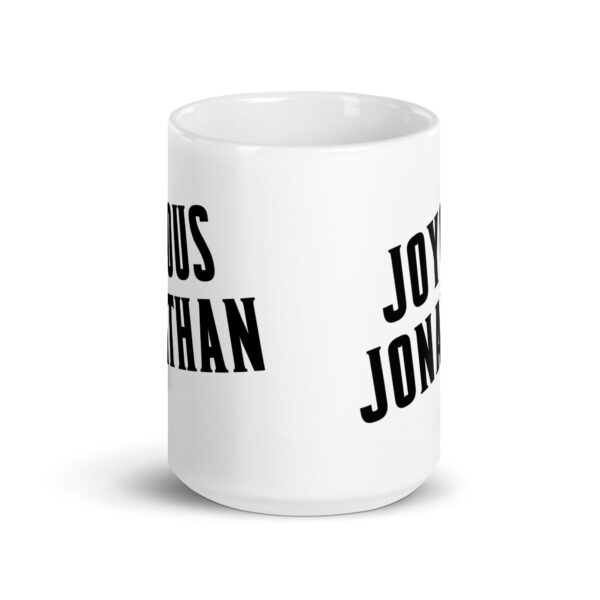 Joyous Jonathan  - White glossy mug - Image 6
