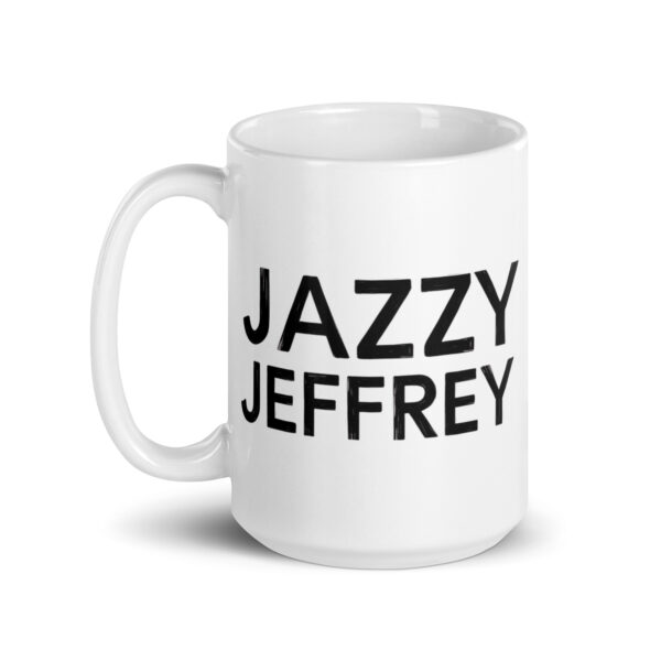 Jazzy Jeffrey - White glossy mug - Image 5
