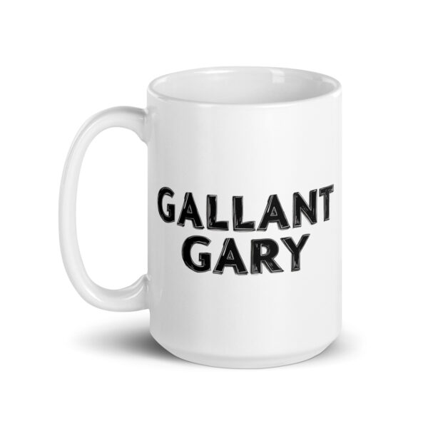 Gallant Gary - White glossy mug - Image 5