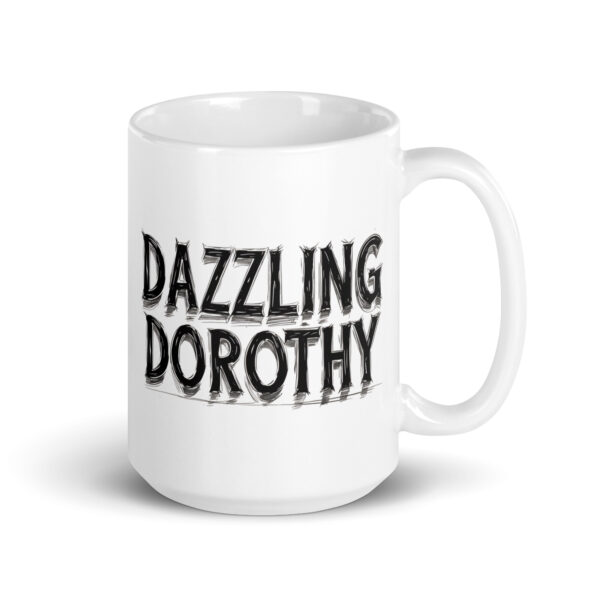 Dazzling Dorothy - White glossy mug - Image 4
