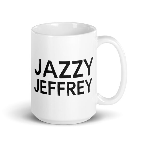 Jazzy Jeffrey - White glossy mug - Image 4