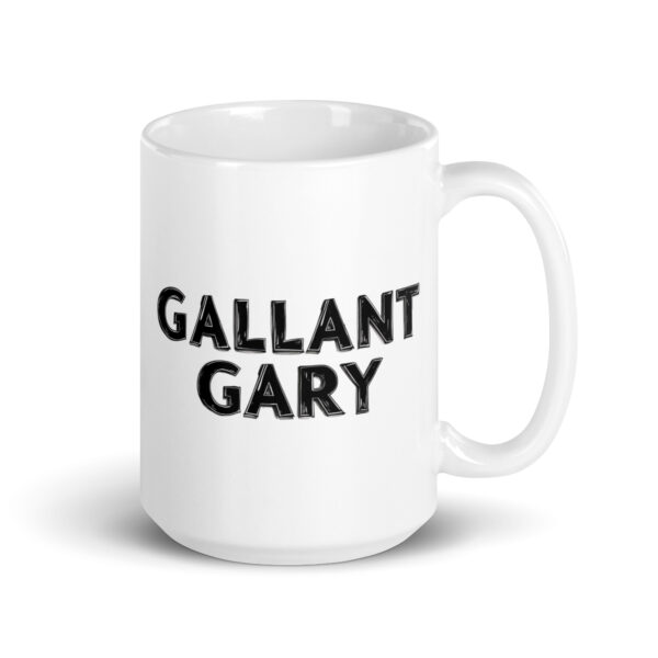 Gallant Gary - White glossy mug - Image 4