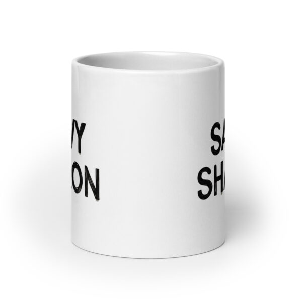 Savvy Sharon - White glossy mug - Image 9