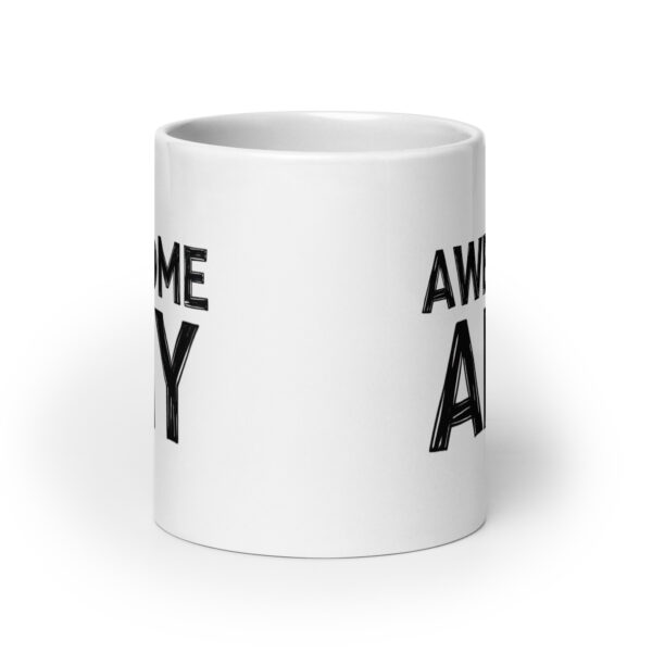 Awesome Amy - White glossy mug - Image 9