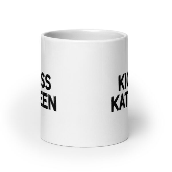 Kickass Kathleen - White glossy mug - Image 9