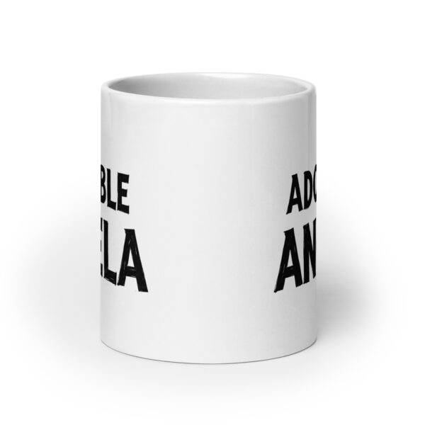 Adorable Angela - White glossy mug - Image 9