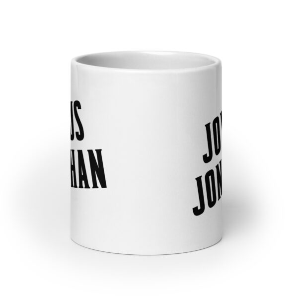 Joyous Jonathan  - White glossy mug - Image 9
