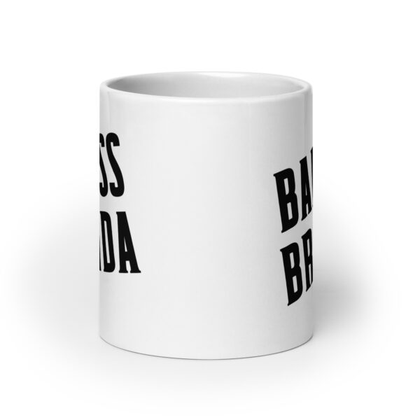 Badass Brenda - White glossy mug - Image 9