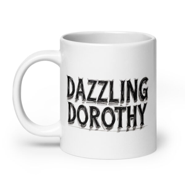 Dazzling Dorothy - White glossy mug - Image 8