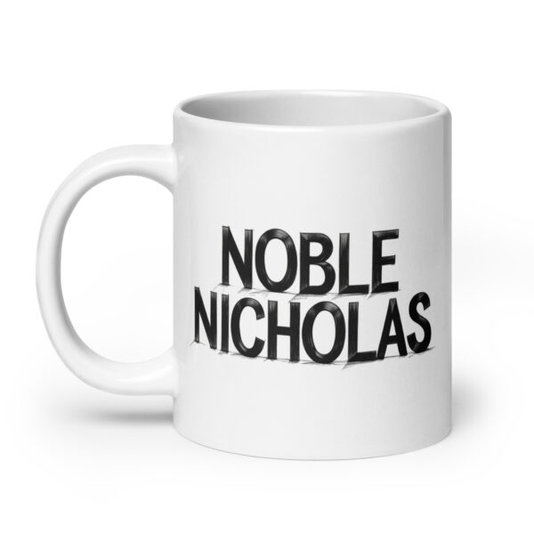 Noble Nicholas - White glossy mug - Image 8