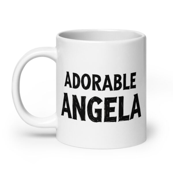 Adorable Angela - White glossy mug - Image 8