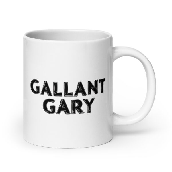 Gallant Gary - White glossy mug - Image 7