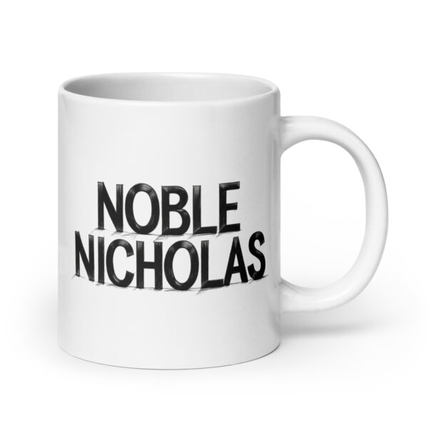 Noble Nicholas - White glossy mug - Image 7