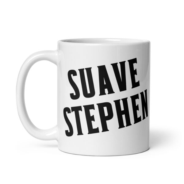 Suave Stephen - White glossy mug - Image 2
