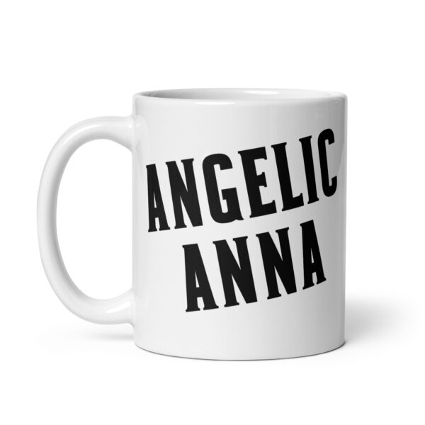Angelic Anna - White glossy mug - Image 2