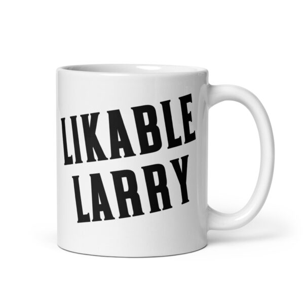 Likable Larry – White glossy mug