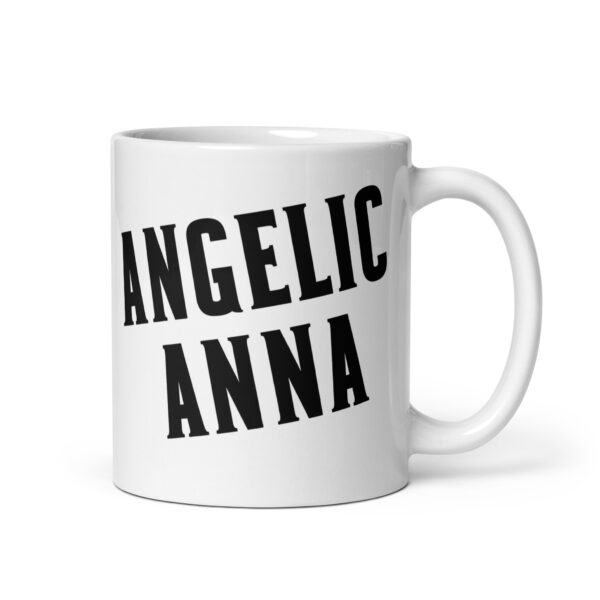 Angelic Anna – White glossy mug