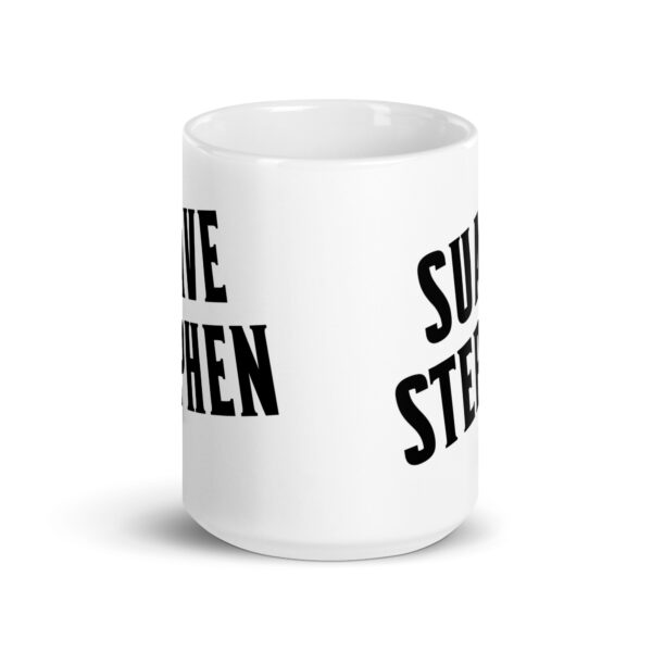 Suave Stephen - White glossy mug - Image 6