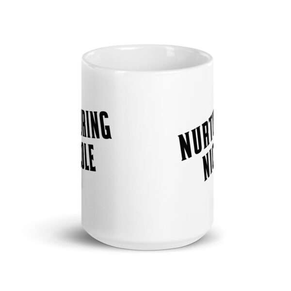 Nurturing Nicole - White glossy mug - Image 6