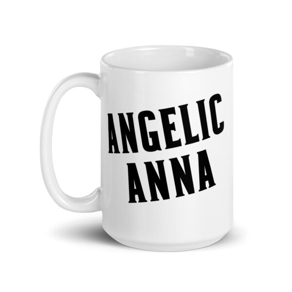 Angelic Anna - White glossy mug - Image 5