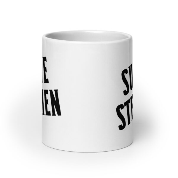 Suave Stephen - White glossy mug - Image 9