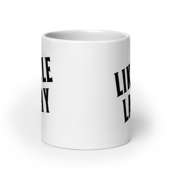 Likable Larry - White glossy mug - Image 9