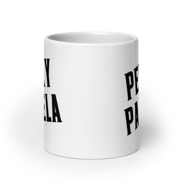 Perky Pamela - White glossy mug - Image 9