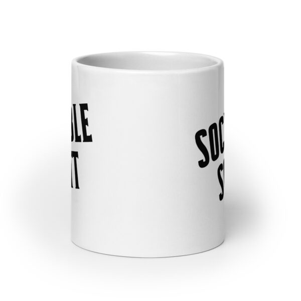 Sociable Scott - White glossy mug - Image 9