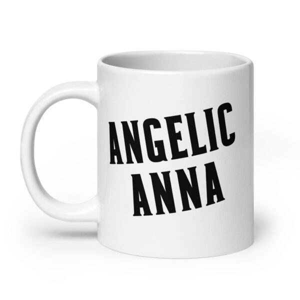 Angelic Anna - White glossy mug - Image 8