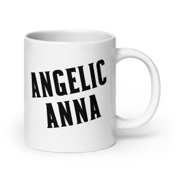 Angelic Anna - White glossy mug - Image 7